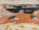 Emile Bernard : The Coast at St Briac 1888 : $275