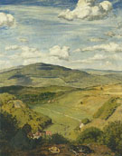 Hans Thoma : Taunus Landscape 1890 : $279