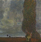 Gustav Klimt : The Large Poplar Gathering Strom 1903 : $275