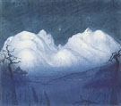 Harald Oskar Sohlberg : Winter Night in the Mountains 1911 : $279