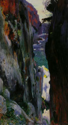 Joaquim Mir : The Abyss Mallorca c1903 : $275