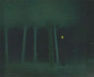 Jozsef Rippl Ronai : A Park at Night c1892 : $275