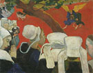 Paul Gauguin : Vision of the Sermon Jacob Wrestling with the Angel 1888 : $279