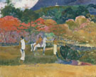 Paul Gauguin : Woman and a White Horse 1903 : $279