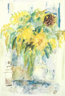 Peggy Somerville : Sunflowers 1971 : $275