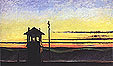 Edward Hopper : Rail Road Sunset (1929) : $265