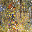Gustav Klimt : Farm Garden With Crucifix : $257