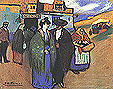 Pablo Picasso : Spanish Couple in Front of an Inn 1900 : $245