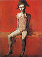 Pablo Picasso : Harlequin on a Red Armchair (1905) : $255