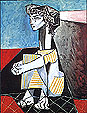 Pablo Picasso : Jacqueline with Crossed Hands (1954) : $239