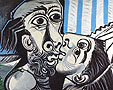Pablo Picasso : The Kiss 1969 : $255