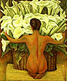 Diego Rivera : Nude with Calla Lilies 1944 : $275
