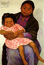 Diego Rivera : Modesta and Inesita 1939 : $259
